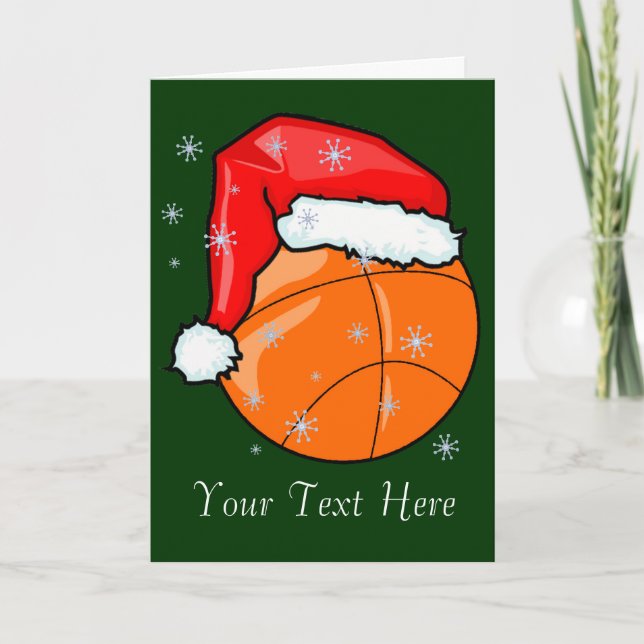 Carte - Père Noël Basketball (Devant)