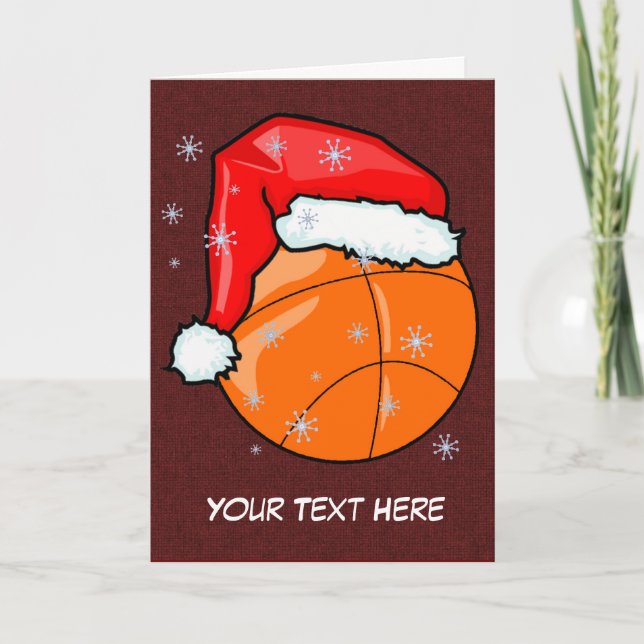 Carte - Père Noël Basketball (Devant)