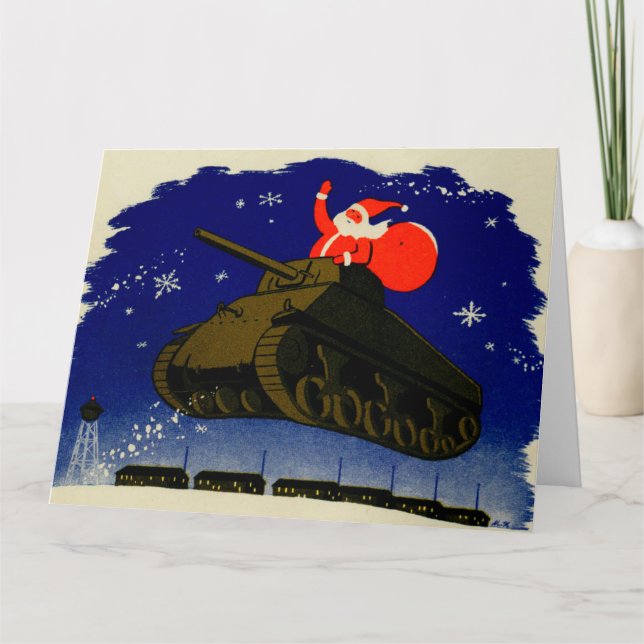 Carte Père Noël blindé (Devant)