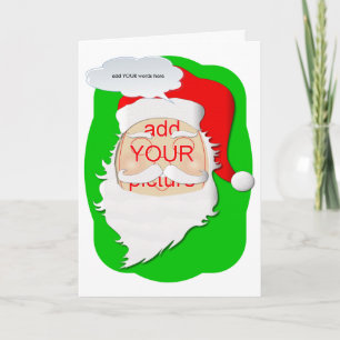 Carte père Noël Carnival Cutout