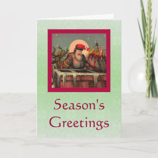 Carte père Noël Chimney