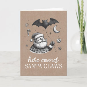 Carte Père Noël Claws