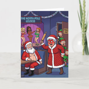 Carte Père Noël démasqué