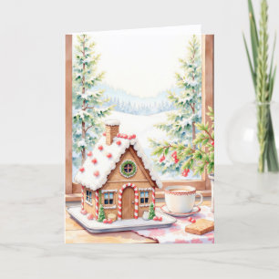 Carte Père Noël en pain d'épices