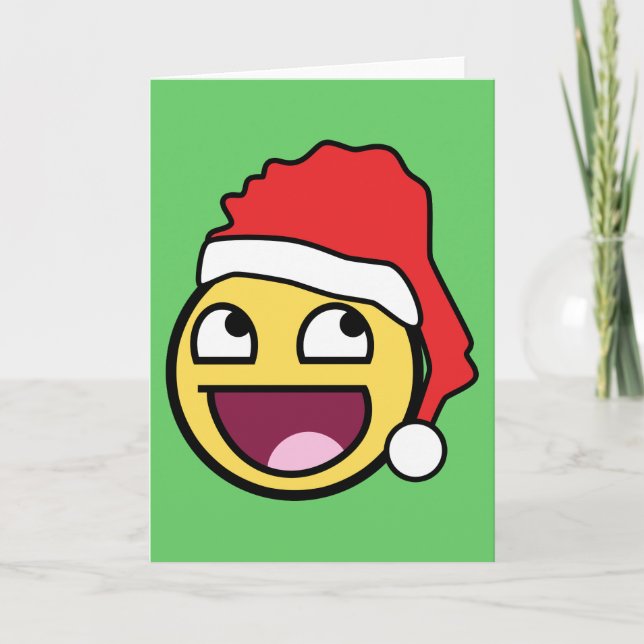 Carte Père Noël Face géniale (Devant)