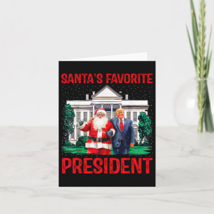 Carte Père Noël Favori Président Père Noël Trump Danser