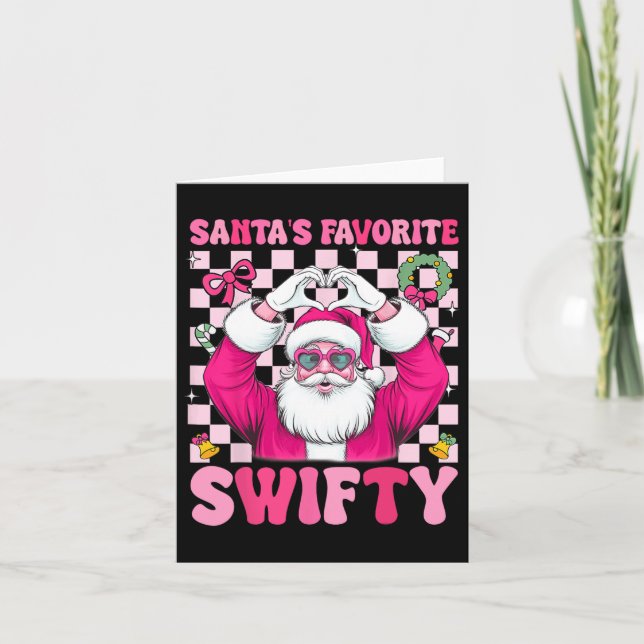 Carte Père Noël Favorite Swifty Joyeux Noël Super Xma (Devant)