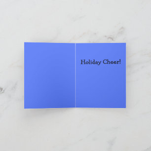 Carte Père Noël habillé comme le Père Noël