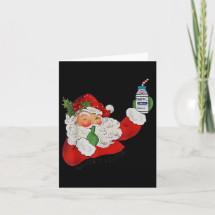 Carte Père Noël Helper Icu Crna Propofol Pharmaciste Inf