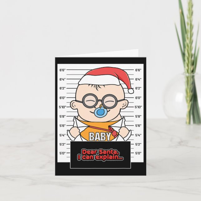 Carte Père Noël je peux expliquer  (Devant)