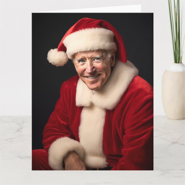 Carte Père Noël Joe Biden (Devant)
