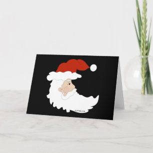 Carte père Noël Moon