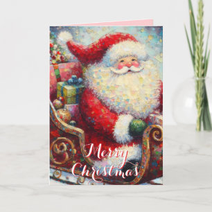 Carte Père Noël & Présentations sur Sleigh Noël personna