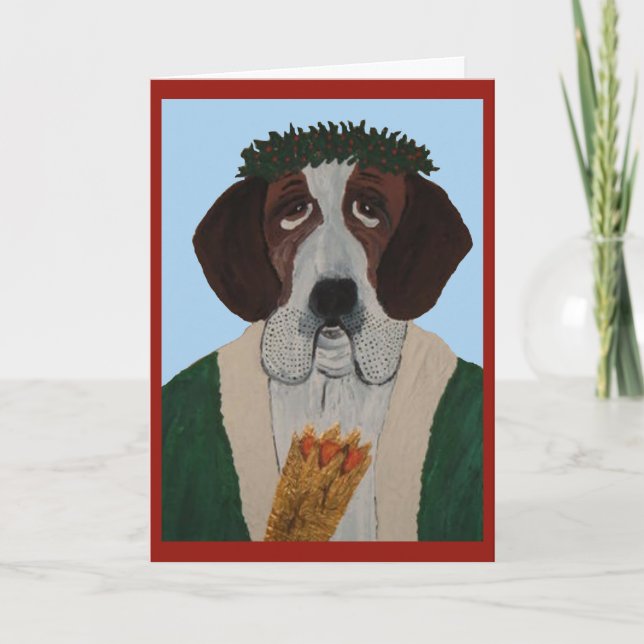 Carte Père Noël Saint-Bernard (Devant)