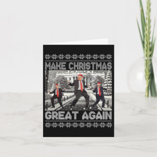 Carte Père Noël Trump Danse Rendre Noël super moche