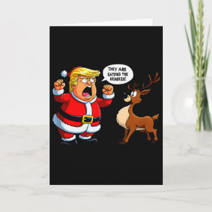 Carte Père Noël Trump Noël Ils Mange Le Re