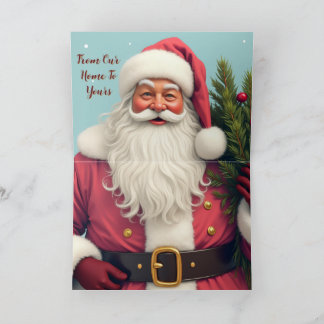 Carte Père Noël Vacances Noël