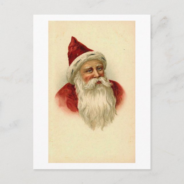 Carte Père Noël vintage (Devant)