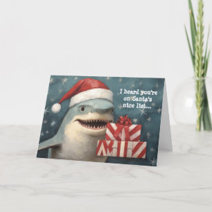 Carte Père Requin Liste de Beaux Noëls