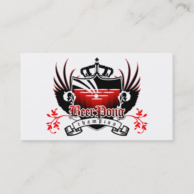 carte perforée de champion de puanteur de bière (Devant)