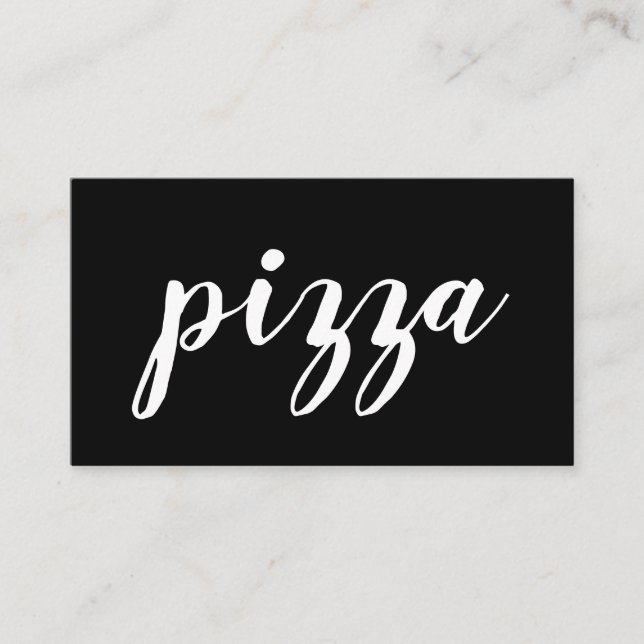 carte perforée de fidélité de pizza (Devant)