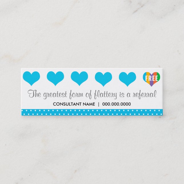 Carte perforée de référence (Devant)