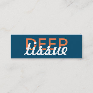 carte perforée profonde de massage de tissu