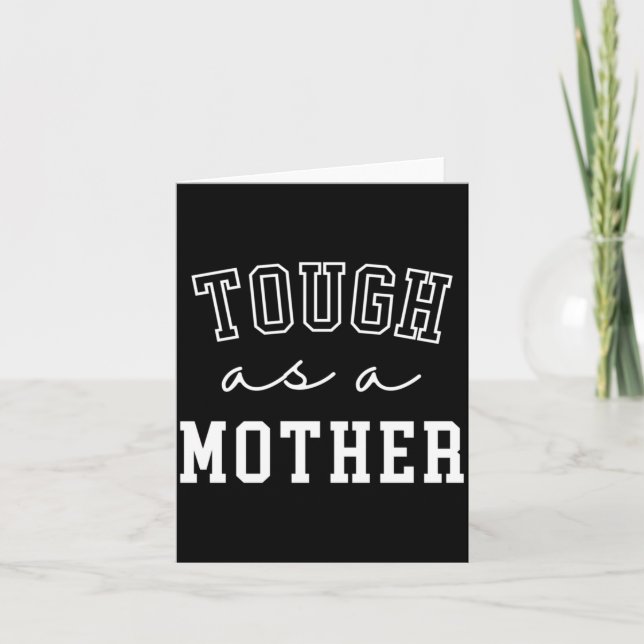 Carte Performance Hommes Tough As A Mother (Devant)