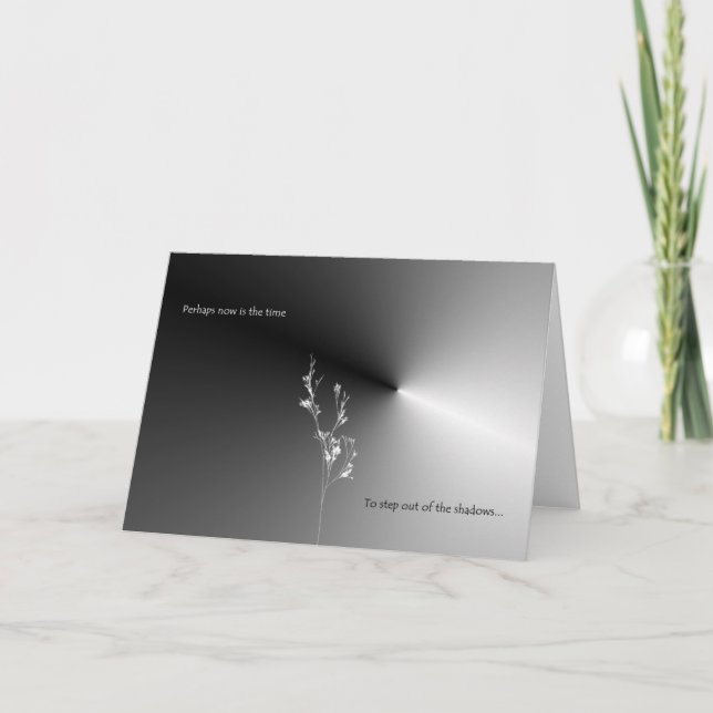 Carte Perhaps now is the time (Devant)