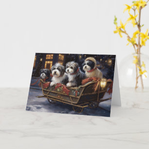 Carte Période des Fêtes de Noël Havanaise