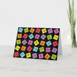 Carte Périodique élémentaire (sombre)