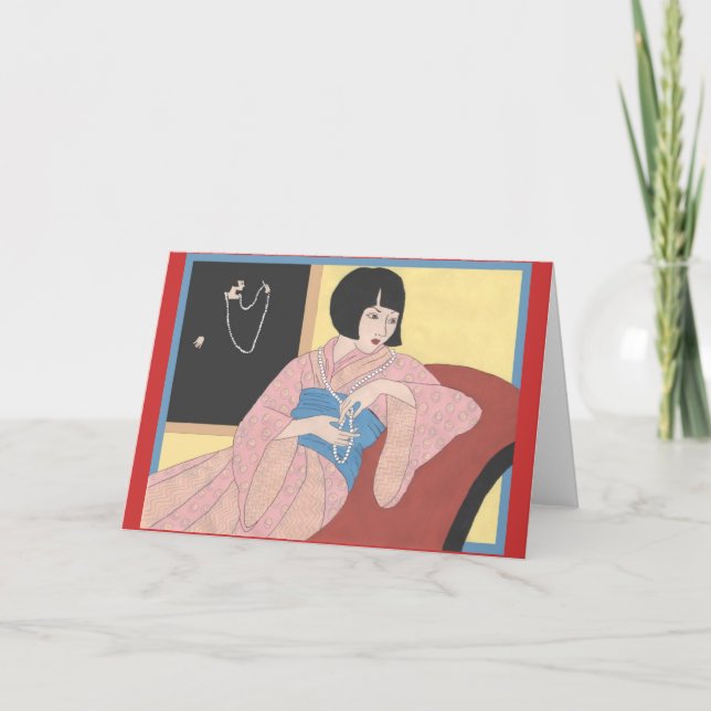 Carte Perles d'art déco (Devant)