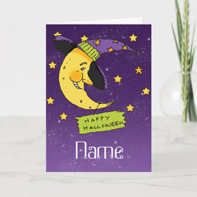 Carte péronalée d'Halloween (Devant)