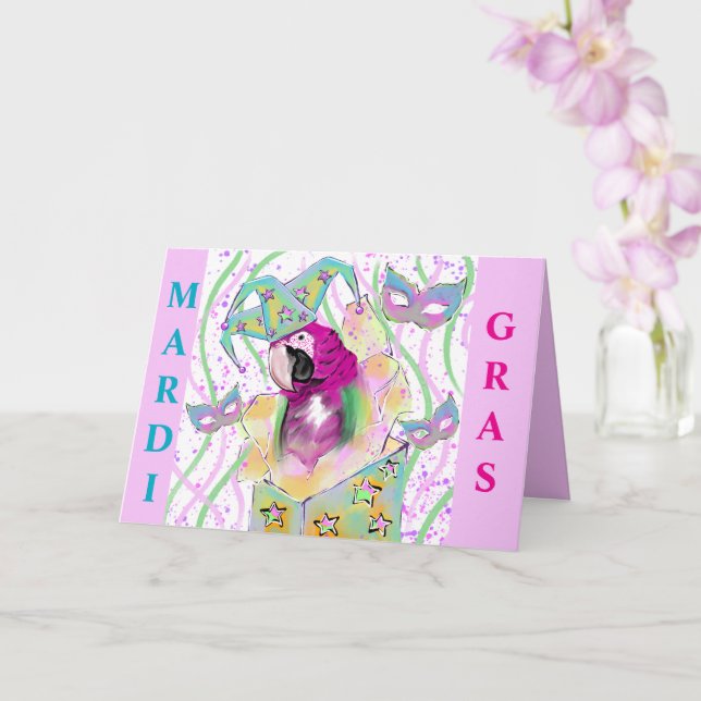 Carte Perroquet (Orchidée)