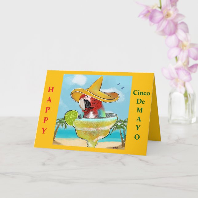 Carte Perroquet (Orchidée)