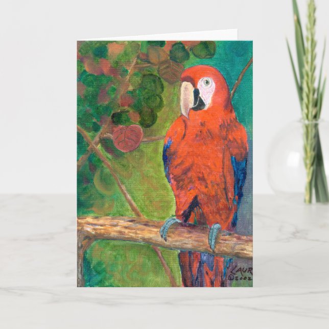 Carte Perroquet avec Seagrapes (Devant)