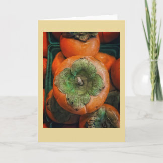 Carte Persimmon card