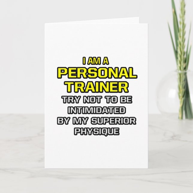 Carte Personal Trainer...Superior Physique (Devant)