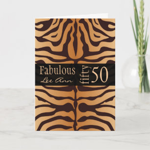 Carte Personalized 50th Birthday Card pour Baby Boomer