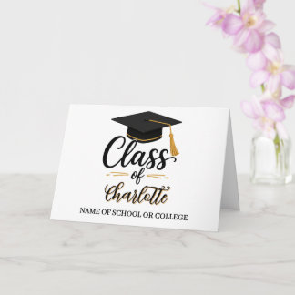 Carte Personalized Graduation  – Congrats Graduate Name