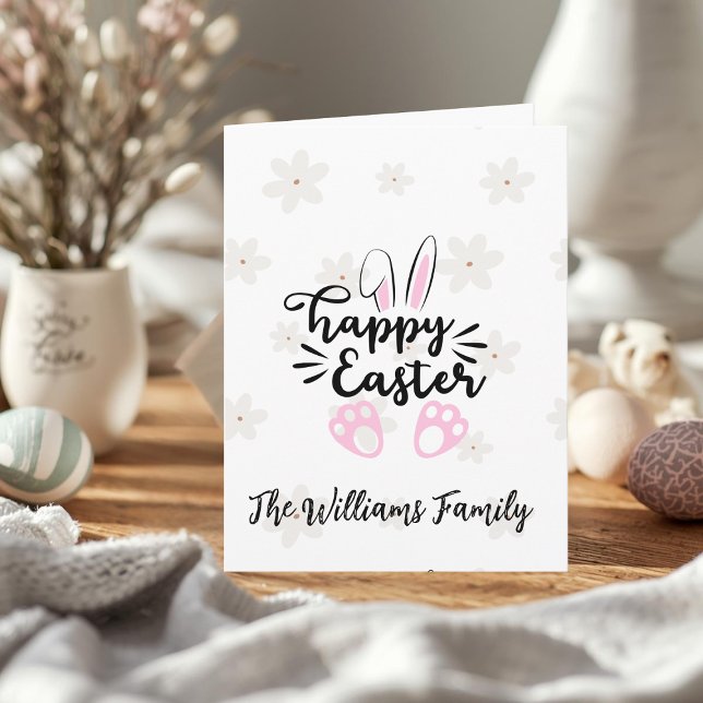 Carte Personalized Happy Easter Folded Greeting Card (Créateur téléchargé)