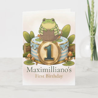 Carte Personalized Meet Zochi 1st Birthday