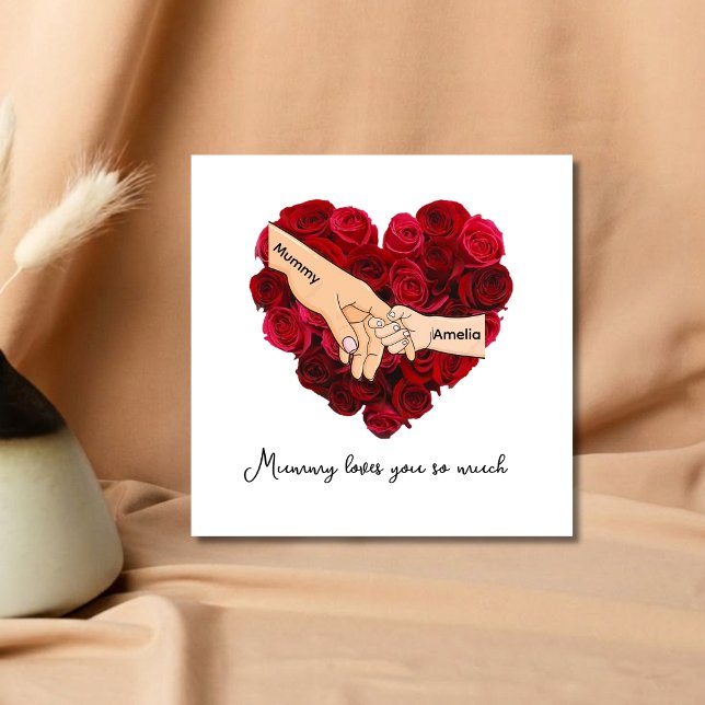 Carte Personalized Mummy Loves You So Much Mother's Day  (Créateur téléchargé)