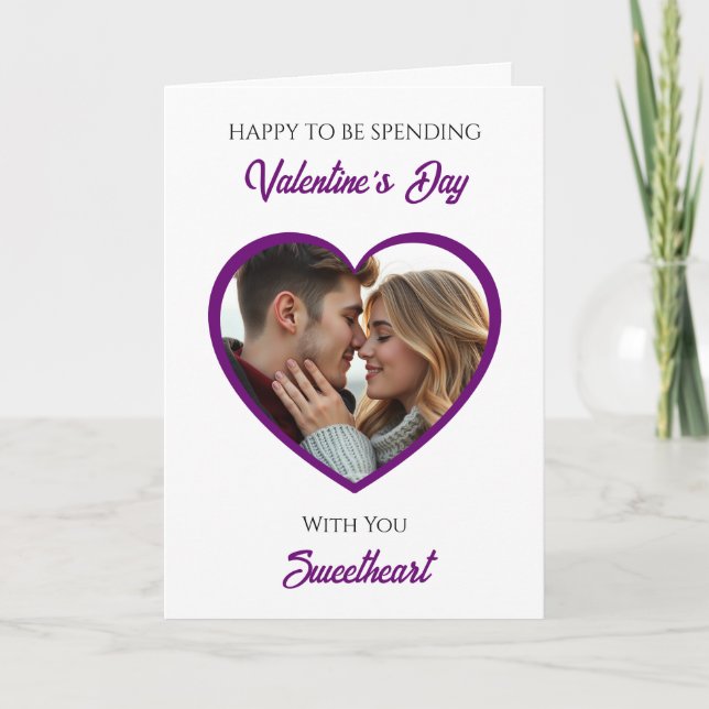 Carte Personalized Photo Valentine's Day | My Favorite  (Devant)