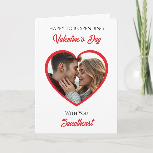 Carte Personalized Photo Valentine's Day | My Favorite  (Devant)
