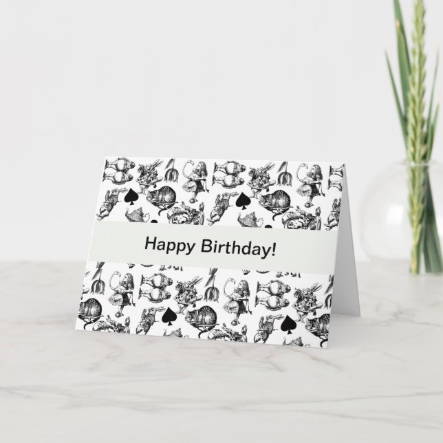 Carte Personnages Classiques d'Alice au Pays des Merveil (Devant)