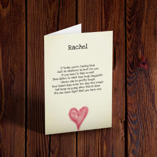 Carte personnalisable Chemo Encouragement