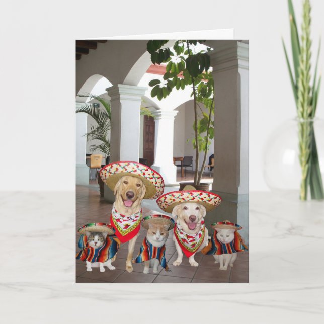 Carte Personnalisable Cinco de Mayo (Devant)