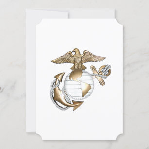 Carte personnalisable de l'EGA d'usmc pour toute