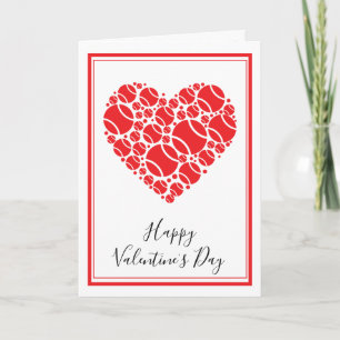 Carte personnalisable de tennis rouge 💘 pour la S